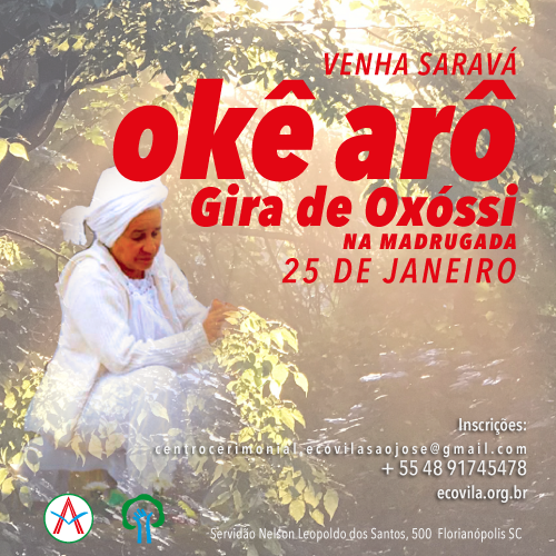 okê arô Gira de Oxóssi