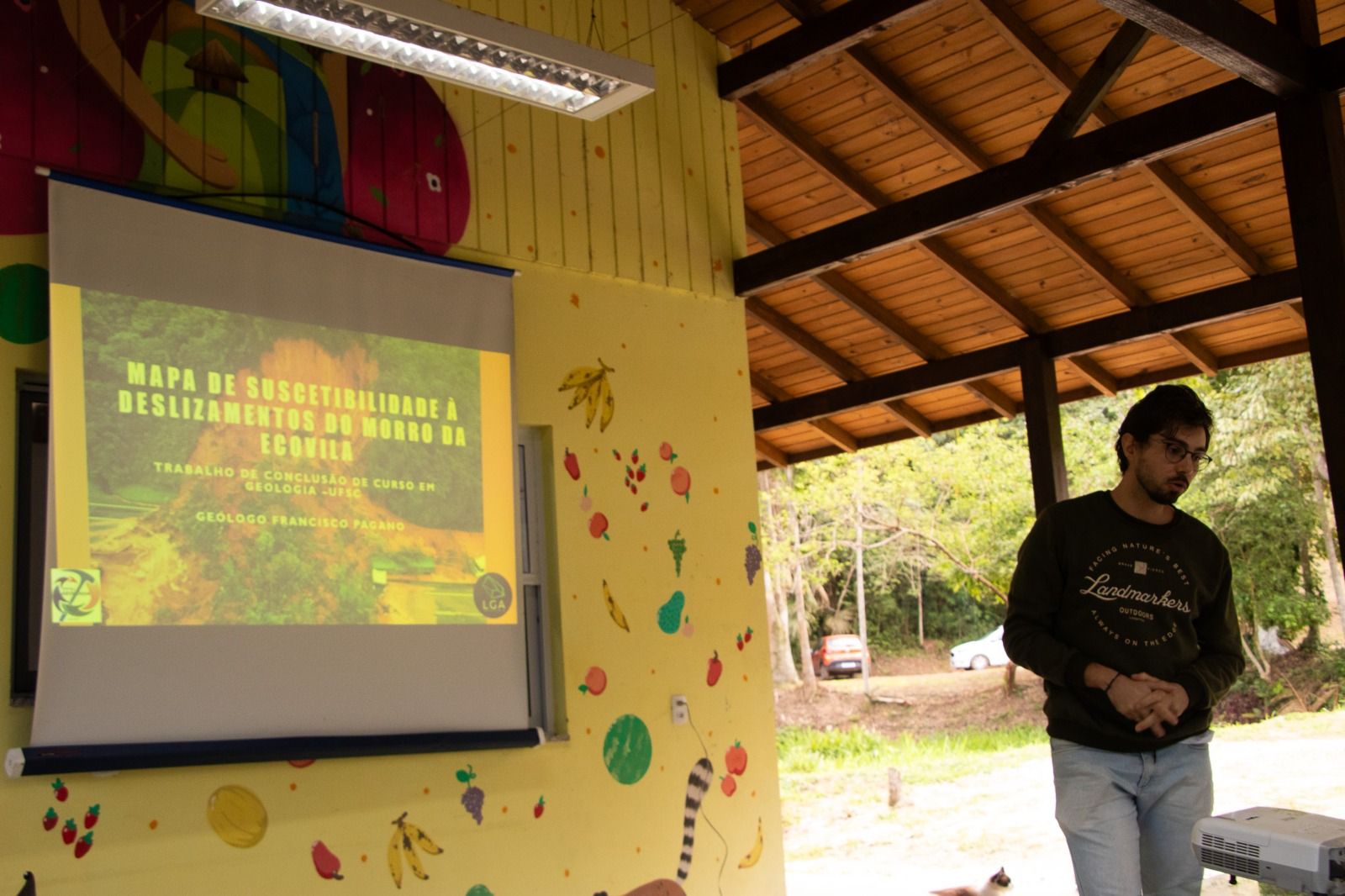apresentação do geólogo Francisco Pagano