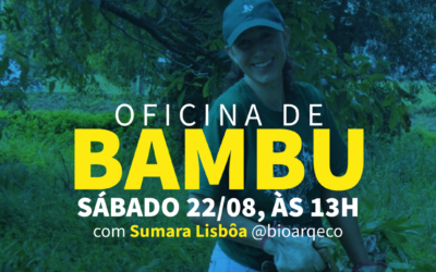 Workshop de Bambu na Ecovila São José — com Sumara Lisbôa